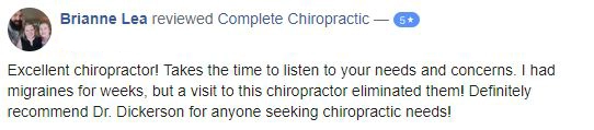 Patient Testimonial at Complete Chiropractic